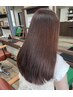 【ワンランク上】髪質改善美髪ストレート＋カット！