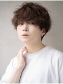 メンズ/マッシュ/シャドウパーマ