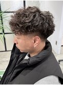 スペインカール/テーパーフェード/MEN'S//スパイラルパーマ/松戸