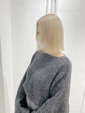 ミルクティーブロンド　ハイトーンカラー