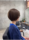 【白髪は綺麗に染めて理想のカラー】40代・50代ショートボブ3