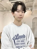 テルヴェ(Terve)&nbsp;韓国風センターパート×大人ニュアンスパーマスタイル