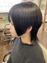 フェリーク ウジヤマダ(feerique UJIYAMADA)&nbsp;ネオウルフ/フェイスフレーミング/インナーカラー/ウルフカット