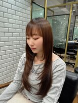 アンドリルム 梅田(&Lillme)&nbsp;レイヤーカット×髪質改善ストレート/大阪/梅田