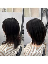 ヘアサロン ドットプラス 町田店(dot. plus) ミディアムレイヤーボブ/レイヤーカット/くびれレイヤーボブ