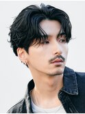 ルーズパーマルーズショートシャドウパーマビジネス大人刈り上げ