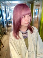 クレア 下北沢(CREA) ワンホンレイヤー/ミルクティーブロンド/ダークブルー/下北沢