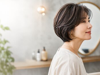 Linoa Garden【リノアガーデン】【7月上旬NEW OPEN（予定）】の写真/白髪カバーだけじゃない。色味も楽しむ大人のヘアカラー♪