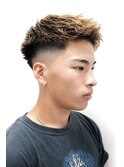 スキンフェードアップバングジェットモヒカン短髪スパイキー