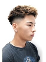 ルックグッドストア(LOOK GOOD STORE) スキンフェードアップバングジェットモヒカン短髪スパイキー