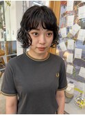 ゆるめカールのレイヤーボブ