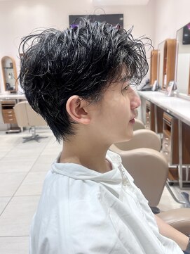 ピークアブー アヴェダ ギンザシックス(PEEK-A-BOO AVEDA GINZASIX) 【ニュアンスパーマ】スタイリング簡単 時短 シャドウパーマ◆