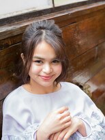 美容室 フラワー 平井店(flower)&nbsp;編み込みボブハーフアップ【平井】