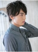 ≪mod's men≫ニュアンスパーマのビジカジ好感度ショートG