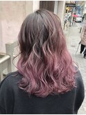 【Keisuke】ラベンダーピンクグラデーション