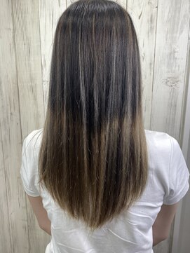 アンダーバーホワイト 南海難波店(_WHITE) バレイヤージュサマースタイル