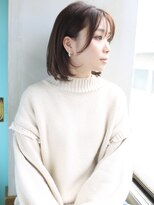 バース(BIRTH) 天神【BIRTH】内巻きワンカール×耳掛け前下がりボブ