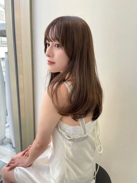 ノク(nok) シアブラウン_くびれレイヤーベージュアッシュグレージュ