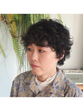 アクセヘアー 町田(acce hair) ショートヘアのくりくりパーマ