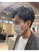 メンズパーマ☆ツイストスパイラルツイストパーマツーブロック