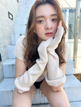 マリアバイアフロート(Maria by AFLOAT) 【山田】センターパートフェイスレイヤー20代30代40代