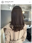 【neutral】脱白髪染めハイライト