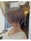 大人綺麗/ショートボブ¥グレージュ