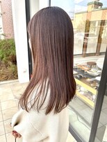 サラビューティーサイト 志免店(SARA Beauty Sight) 30代40代大人可愛いベージュブラウンロング☆山之内