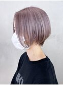 ラベンダーショート_大人ガーリーチョコレート_ba422651