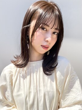 フィーカ(fika) 【fika】ツヤ感×ナチュラルブラウン×ミディアム