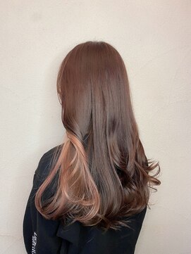 アッシュタカサキ(ash takasaki) 大人可愛い大人美人小顔立体カットインナーカラー透け感
