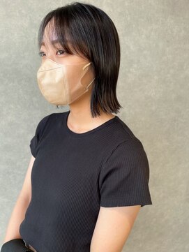 オブジェ シエル(obje't ciel) 【obje’t ciel】ミニボブ×シアーブラック【暮石唯】