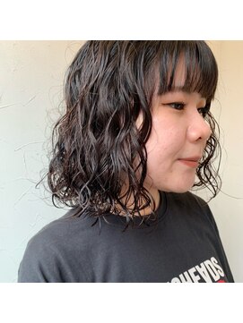 レガロ(REGALO RESORT) [ツネカワ]くせ毛風ニュアンスボブパーマ
