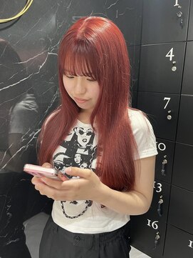 ジーナ 名駅(XENA.) 《karen》レッド/チェリーレッド/ワインレッド/透明感カラー