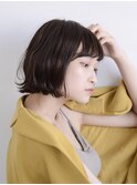 【RAWR】切りっぱなしボブ_外ハネスタイル