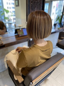 ヘアリゾート粋 ティガ 池袋店(tiga) バレイヤージュカラー