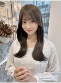 【Louvre】くびれ/ワンホンヘア/アッシュカラー/顔周りカット