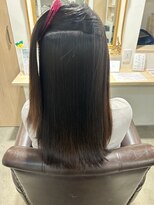 トムヘアーデザイン 楠葉店(TOM HAIR DESIGN)&nbsp;ツヤ髪ストレートカラー