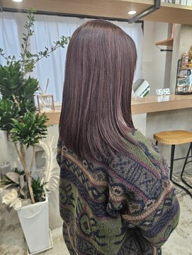 イット(it.) it.YUI レッドブラウン カシスレッド ブリーチなしWカラー