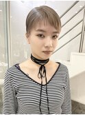 ハイトーンタイトショートベージュ