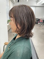ユノ(juno) 【中目黒】ナチュラル白髪ぼかしハイライトのミディアムレイヤー