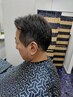 【イケオジコース】メンズカット＋白髪染め+tr　￥5500