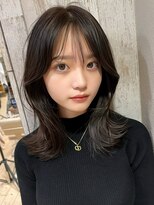 アフロート ディル(AFLOAT D'L) 表参道アフロート張替 ミディアムヘア シースルーバング