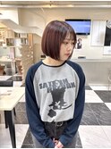 ボブ/前下がりボブ/切りっぱなしボブ