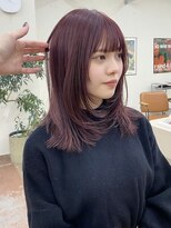 パークレーン アイス イヴェン(park lane ICI yeven)&nbsp;ブリーチ無し/ダブルカラー/ピンクパープル