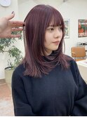 ブリーチ無し/ダブルカラー/ピンクパープル