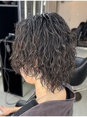 メンズミディアム　ツイストスパイラルパーマ