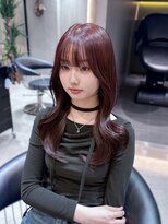 ロンドクロエ 横浜(Lond Chloe)&nbsp;メルティカラーフェミニンロング似合わせカット韓国ブリーチなし