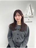 前髪顔まわり韓国ヘアレイヤーカットサイドバンク2wayバンク韓国