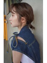 くしゃっとボブアレンジ 似合わせカット顔周り顔まわり髪質改善